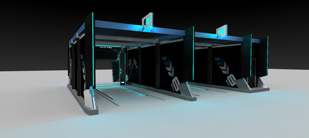 Carwash rollover hall Model Simply 01